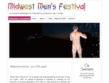 Tablet Screenshot of midwestmensfestival.com